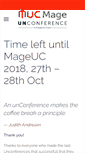 Mobile Screenshot of mageunconference.org